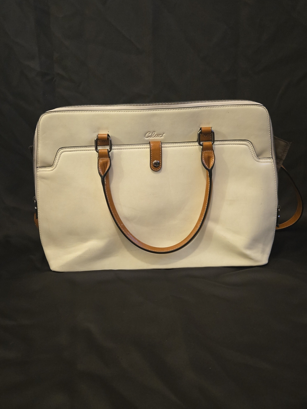 Claire Premium Leather Messenger Briefcase